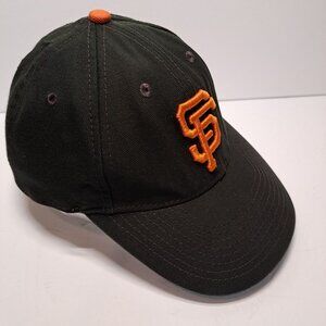 San Francisco Giants Hat Cap Black Orange New Era Adjust Baseball Unisex